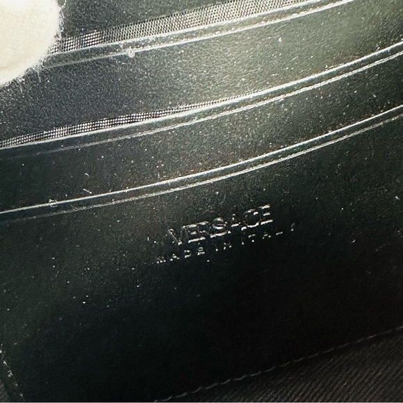 NWT Versace La Greca Signature Logo Rectangular Modular Small Pouch Bag 8”x4.75” - Picture 10 of 10